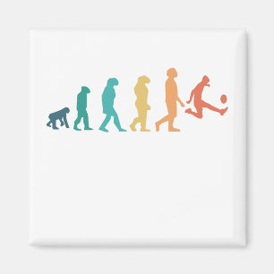 Imán Amantes del deporte de la evolución humana del jug