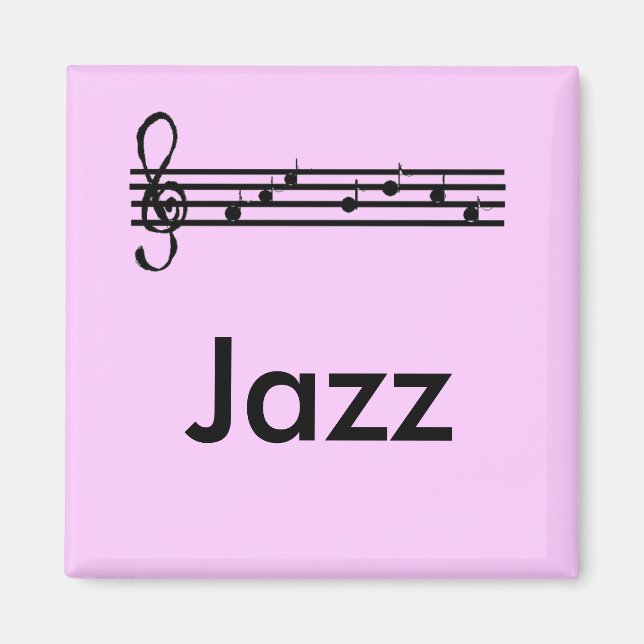 Imán Amantes del Jazz Púrpura  (Frente)
