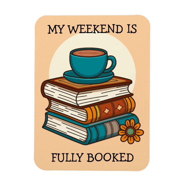 Imán Amantes del Libro de Fin de Semana Completamente R (Vertical)
