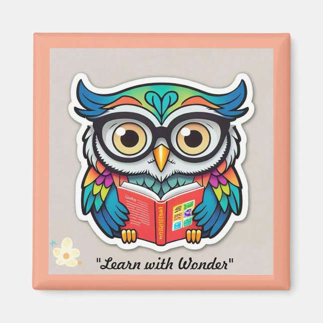 Imán "Amantes del libro inspiradores" (Frente)