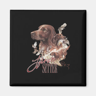 Imán Amantes del perro Setter Irlandés