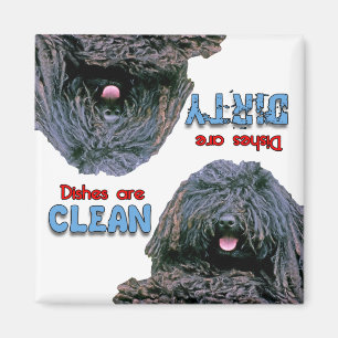 Imán Amantes del Puli Perro Deslavavajillas