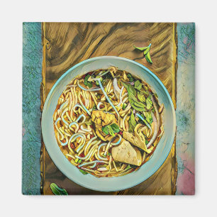 Imán Amantes del Ramen japonés