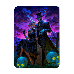 Imán Amantes del Voodoo Maman Brigitte y Baron Samedi