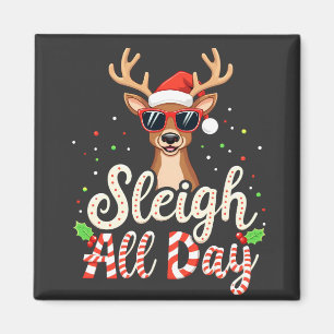 Imán Amantes divertidos de los Navidades de renos de Sl