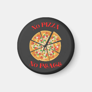 Imán Amantes divertidos de Pizza