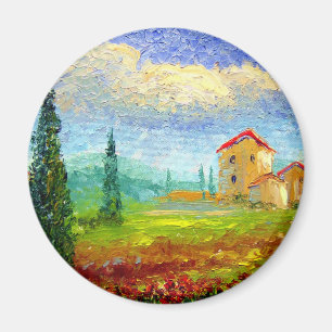 Imán Amapolas de Toscana