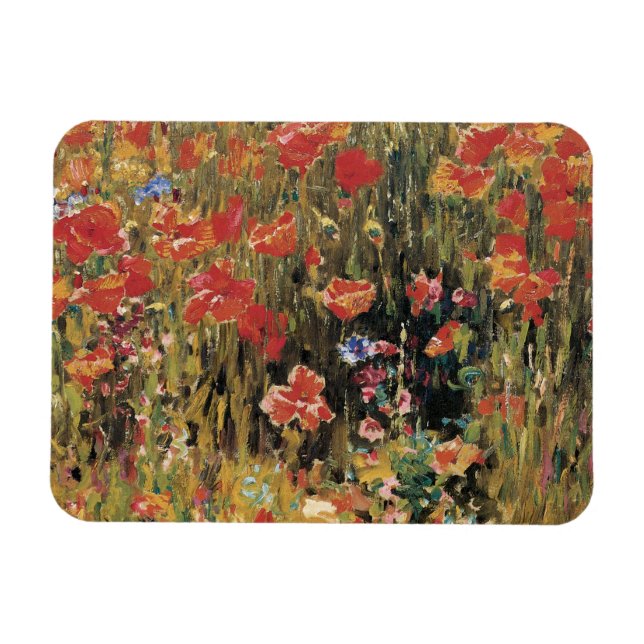 Imán Amapolas por Robert Vonnoh, Impresionismo Antiguo (Horizontal)