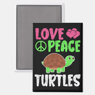 Imán Amar a las tortugas por la paz aburrido zoológico 