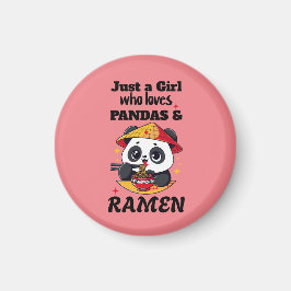 Imán Amar a Pandas y Ramen