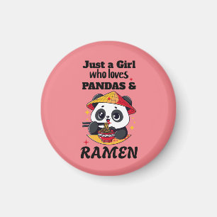 Imán Amar a Pandas y Ramen