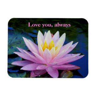 Imán Amar a ti Waterlily Flexible Photo Magnet