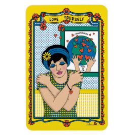 Imán Amar a Yourself_B_4x6 Refrigerador Magnet
