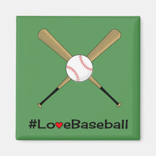 Imán Amar el eslogan del béisbol deportes verdes