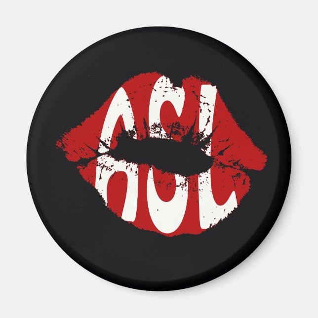 Imán Amar el lenguaje de Rótulo americano (Frente)