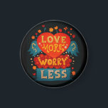 Imán Amar más preocupación por una tipografía menos gra<br><div class="desc">Típografía de estilo retro lindo cita arte.</div>