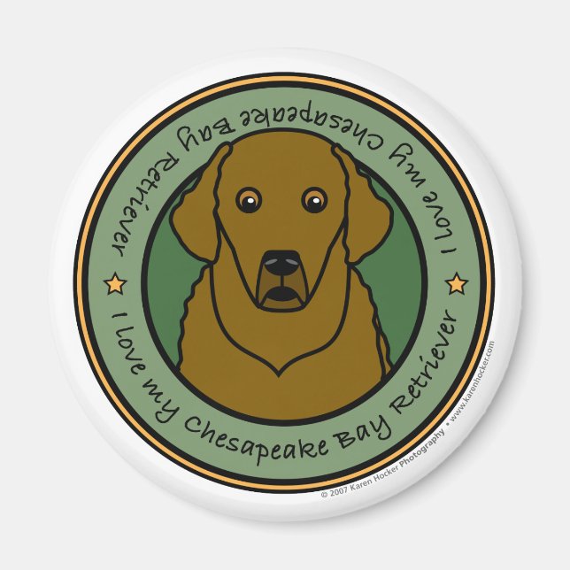 Imán Amar mi Chesapeake (Frente)