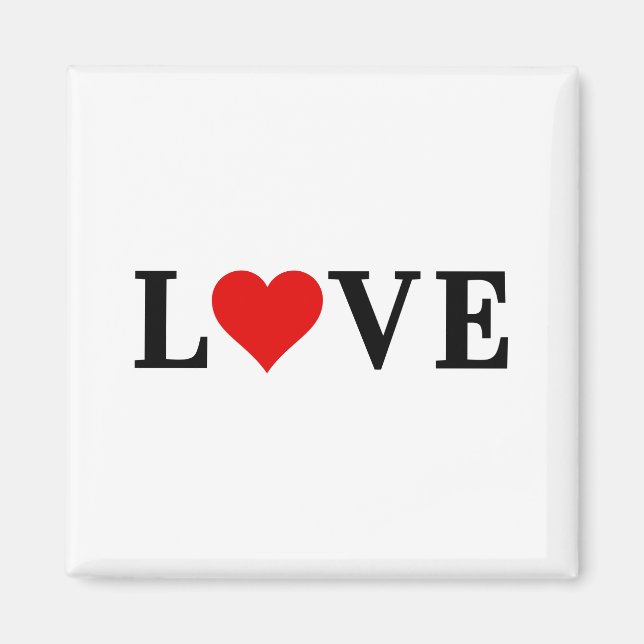 Imán AMAR Sencillo Minimalista Elegante (Frente)