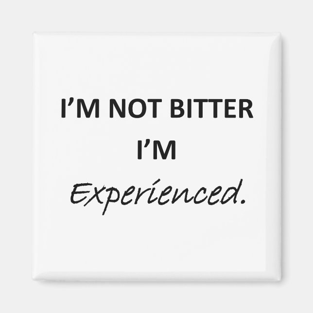 Imán Amargo experimentado (Frente)