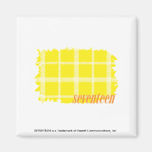 Imán Amarillo 3 de la tela escocesa