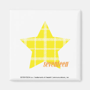 Imán Amarillo 4 de la tela escocesa