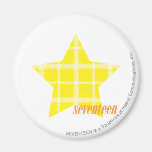 Imán Amarillo 4 de la tela escocesa