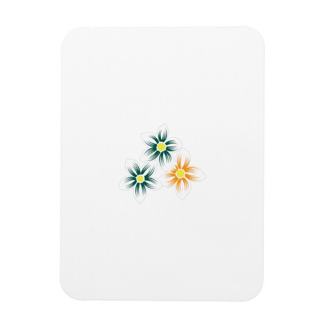 Imán Amarillo bananero, verde azul oscuro, decoración (Vertical)