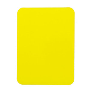 Imán Amarillo brillante #FFF3000, amarillo bananero