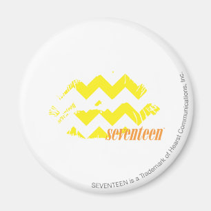 Imán Amarillo del zigzag