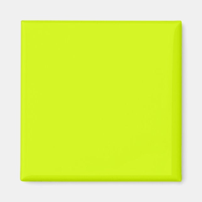 Imán Amarillo neón, alta visibilidad (Frente)