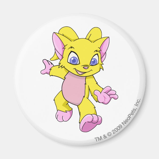 Imán Amarillo raso (Frente)