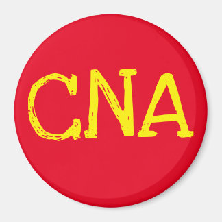 Imán amarillo rojo CNA