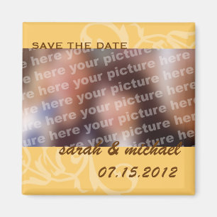 Imán Amarillo salva la foto de la invitación del boda d