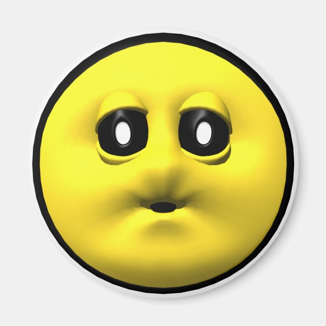 Imán Amarillo soplando un beso (Frente)