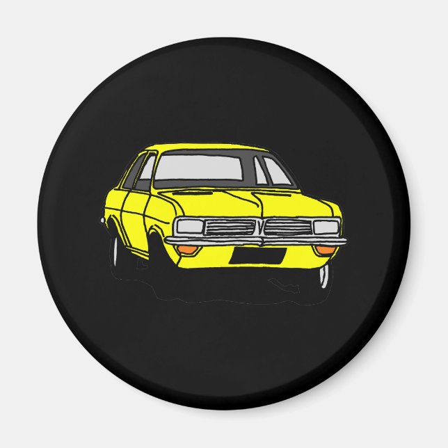 Imán Amarillo Vauxhall Viva HC (Frente)