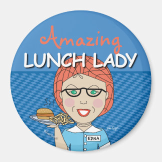 Imán Amazon Lunch Lady