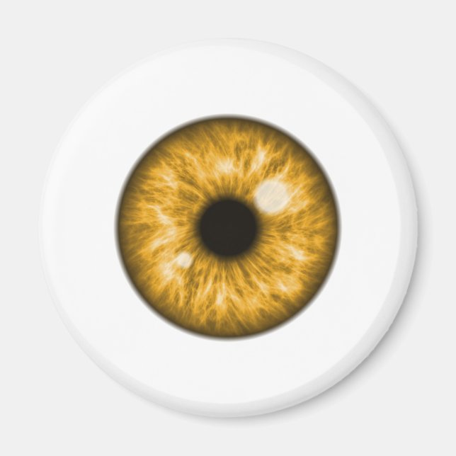 Imán Amber Eye Ball Funny (Frente)