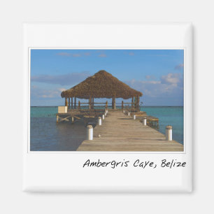 Imán Ambergris Caye Belize Destino de viajes