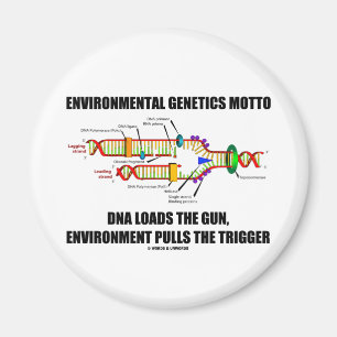 Imán Ambiente de cargas ambiental de la DNA del lema de