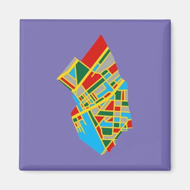 Imán Ambler, Mapa de la Autoridad Palestina (Frente)