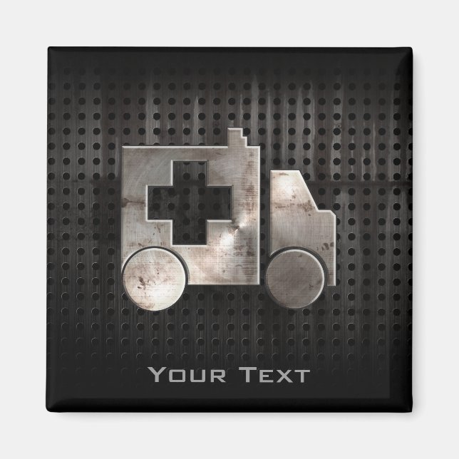 Imán Ambulancia rebuscada (Frente)