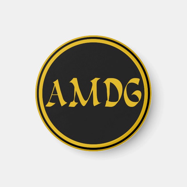 IMÁN AMDG (Frente)