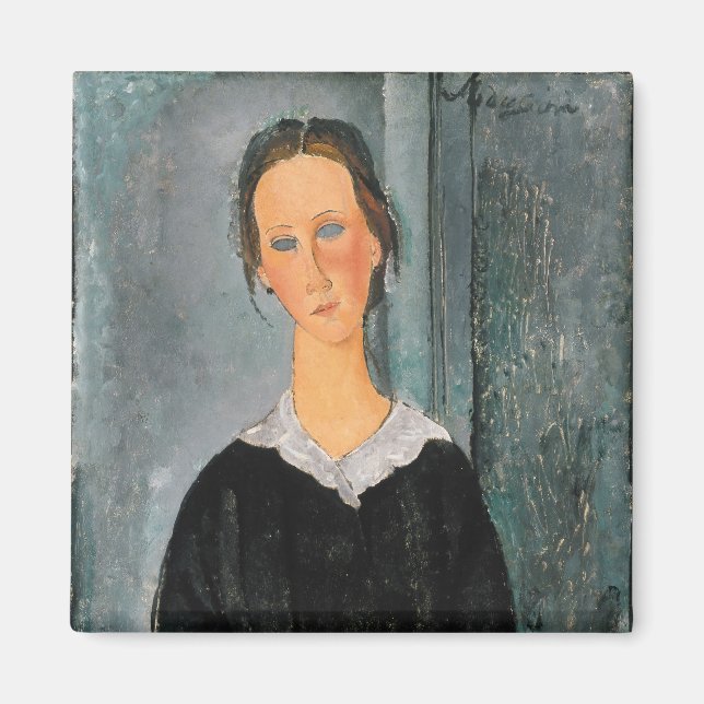 Imán Amedeo Modigliani - Chica del servicio (Frente)