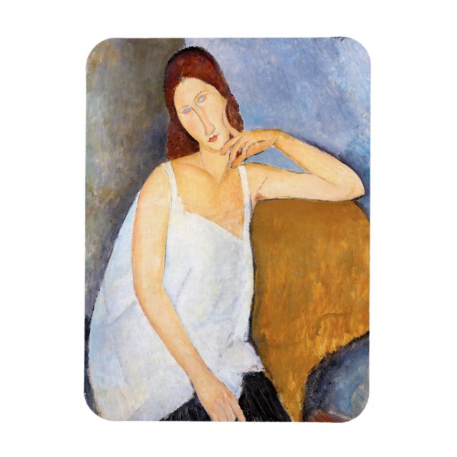 Imán Amedeo Modigliani - Jeanne Hebuterne (Vertical)