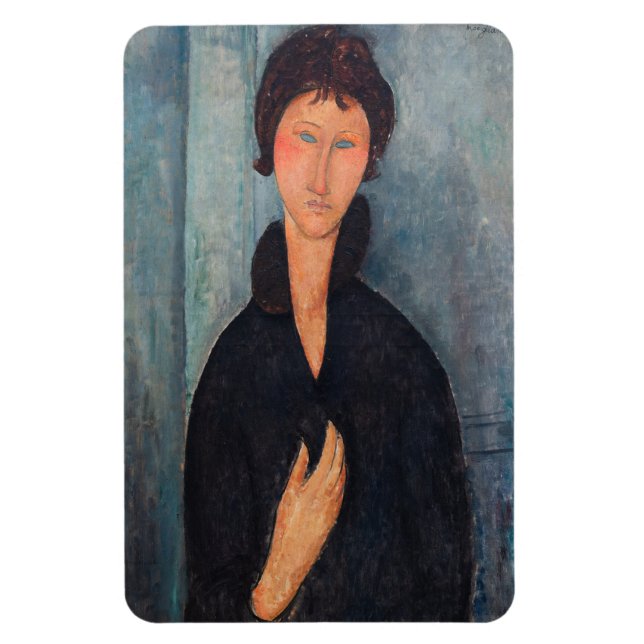 Imán Amedeo Modigliani - Mujer con ojos azules (Vertical)