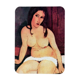 Imán Amedeo Modigliani - Mujer sentada