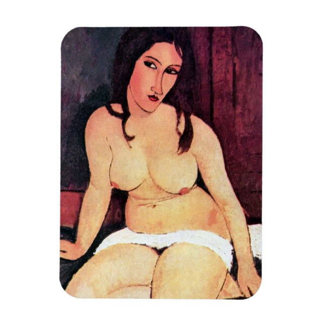 Imán Amedeo Modigliani - Mujer sentada (Vertical)