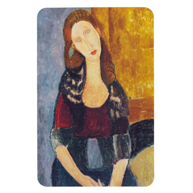 Imán Amedeo Modigliani - Retrato Jeanne Hebuterne #2 (Vertical)