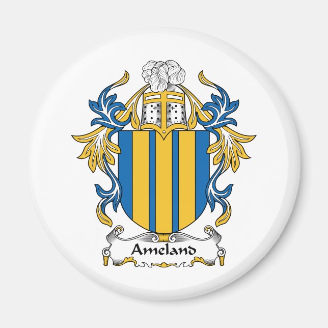 Imán Ameland Family Crest (Frente)