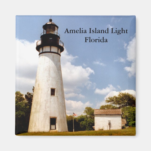 Imán Amelia Island Light, Florida Magnet (Frente)